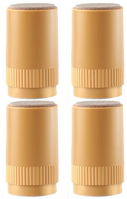 친절한마이쮸 가구다리 높이조절 발받침 100mm, 우드, 4개