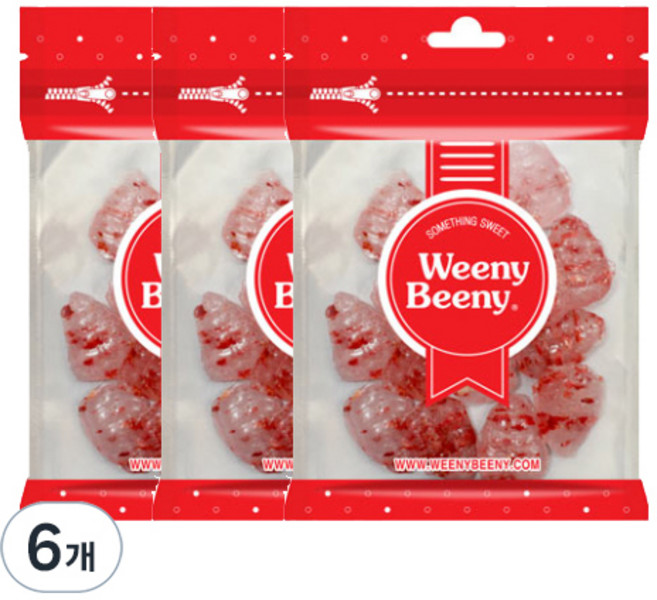 위니비니 인클루전 딸기, 50g, 6개