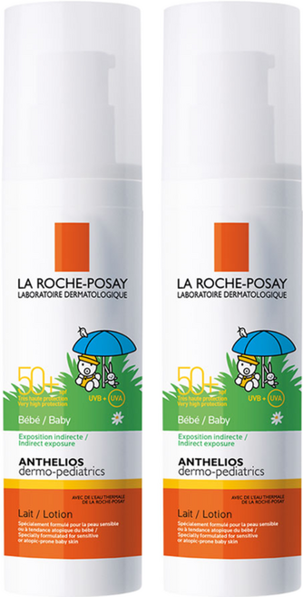 LA ROCHE POSAY 理膚寶水 台灣公司貨 安得利嬰兒防曬乳 SPF50+, 50ml, 2瓶