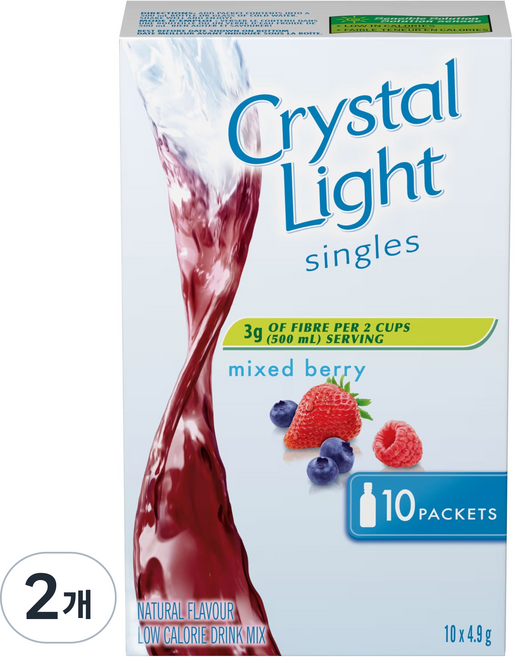 크리스탈라이트 믹스베리, 4.9g, 2개, 10개입