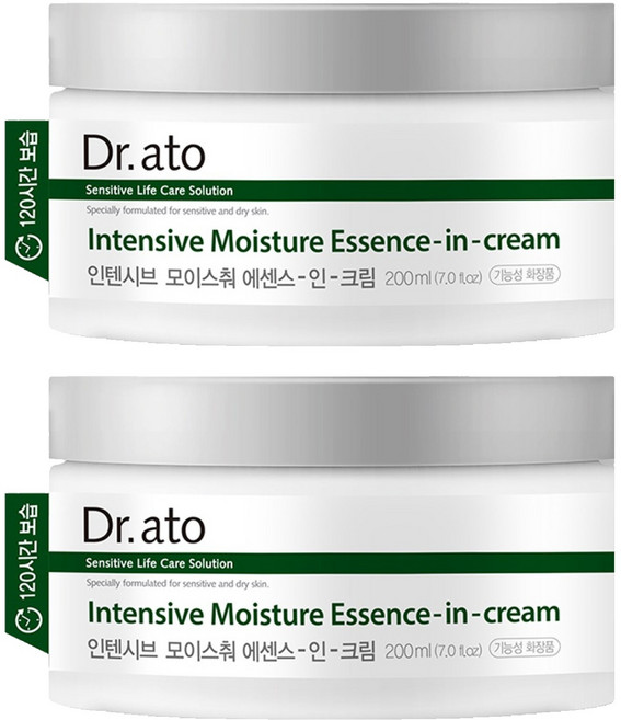 닥터아토 인텐시브 모이스춰 에센스 인 크림, 200ml, 2개