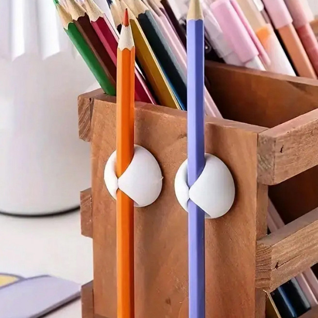 엔더 USB 충전 케이블 선정리 홀더 클립 1구, 10개, 화이트