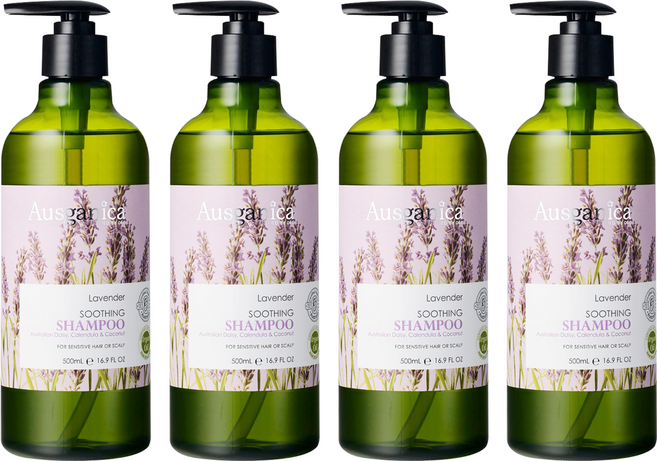 Ausganica 澳潔蕬 薰衣草舒緩洗髮精, 500ml, 4件