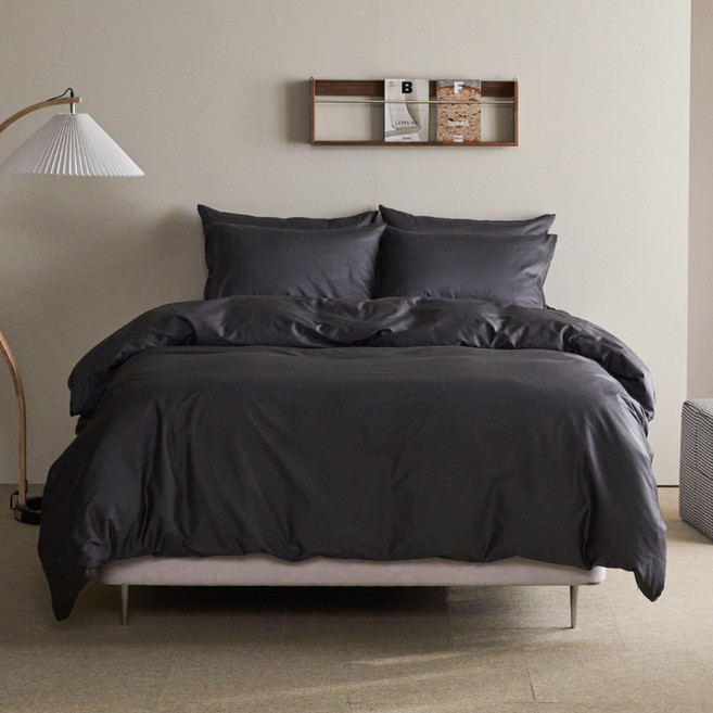 바운티풀 프리미엄 코마사 사틴면 호텔 이불커버, 시티차콜