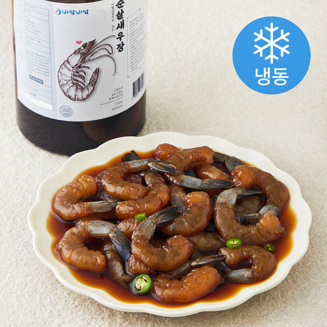 바담바담 순살 간장 새우장 (냉동), 1개, 1kg