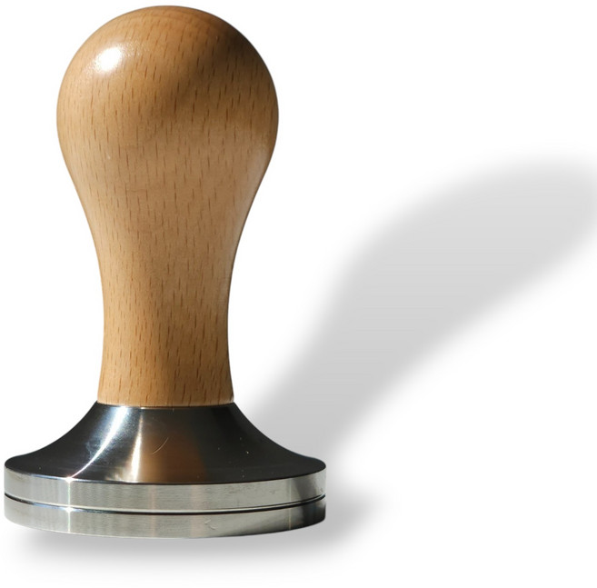 빈플랜트 플랫라인 커피 템퍼 51mm, 너도밤나무, 1개