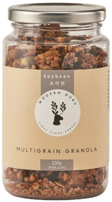 모던구루 멀티그레인 소이빈 그래놀라 시리얼, 230g, 1개