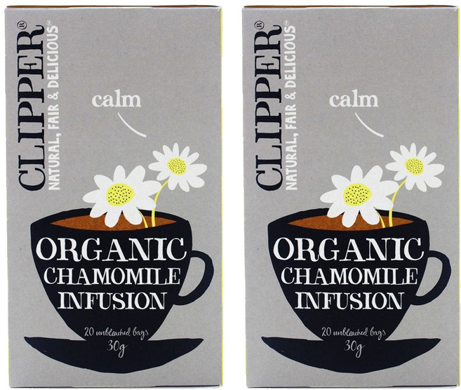 클리퍼 유기농 카모마일차, 20개입, 2개, 1.5g