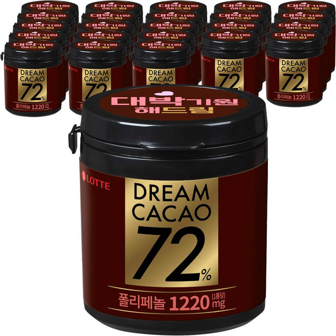 롯데웰푸드 드림카카오 72%, 86g, 24개