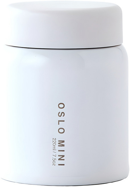 오슬로 미니 푸드자, 화이트, 220ml, 1개