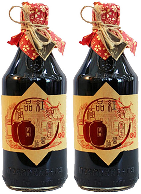 黑豆桑 天然極品養生紅麴醬油, 550ml, 2瓶