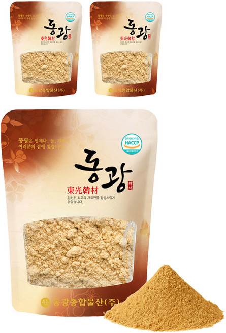 동광한방몰 HACCP인증 생강가루, 3개, 500g