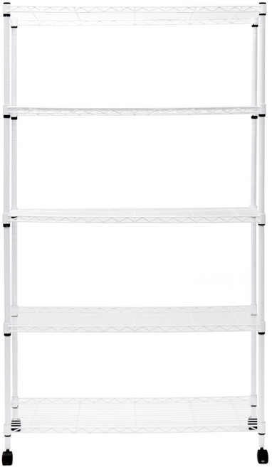 comet 不鏽鋼置物架, 白色, 5層