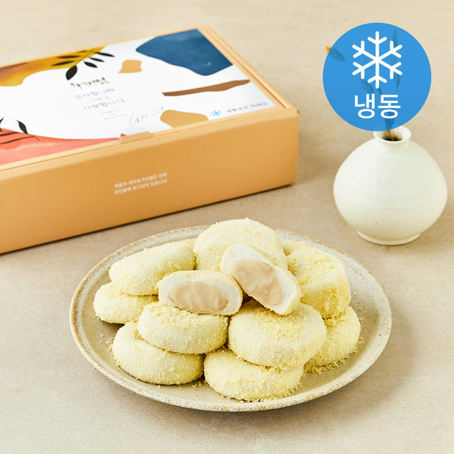 착한떡 카스테라 앙금 인절미 (냉동), 60g, 1개, 28개입