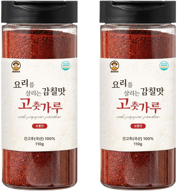 Hwanggeumine 韓國產 提升料理風味的鮮味辣椒粉, 110g, 2個
