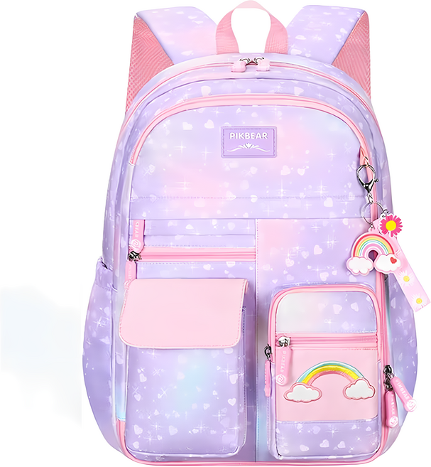 PIKBEAR 馬卡龍星空減壓護脊兒童書包