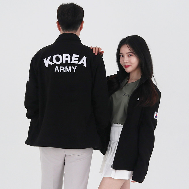 Amilly 男女通用 全刺繡 ROKA 刷毛外套