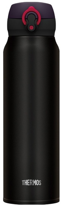 THERMOS 膳魔師 輕量不銹鋼彈蓋保溫杯, 黑色, 600ml, 1瓶