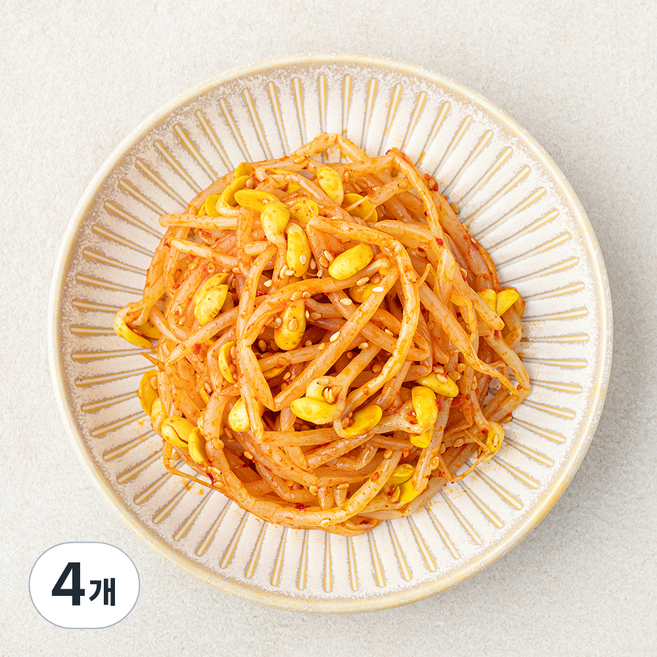 식탁위의사계 매콤콩나물무침, 450g, 4개