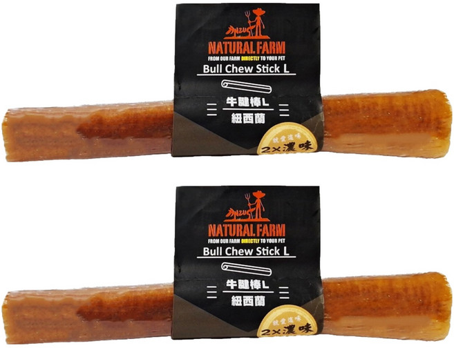 NATURAL FARM 自然牧場 牛腱棒 L, 牛肉, 20g, 2支