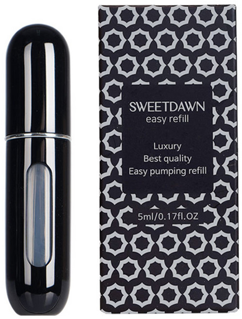 스윗던 이지리필 향수공병 5ml, 메탈 블랙, 1개