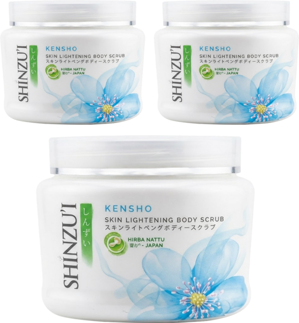 SHINZU'I 峇里島KENSHO去角質霜, 200g, 3入