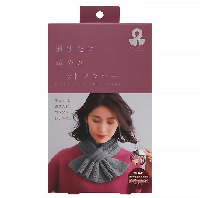 COGIT 穿洞蝴蝶圍巾 針織 1個