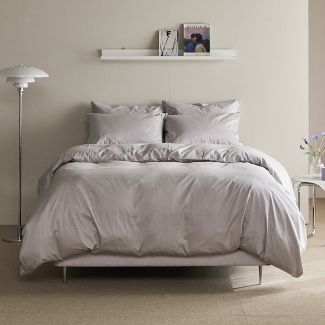 바운티풀 프리미엄 코마사 사틴면 호텔 이불커버, 애쉬그레이