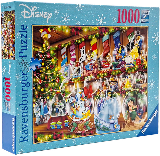 Ravensburger 維寶 迪士尼拼圖, 聖誕水晶球, 1000片, 1盒