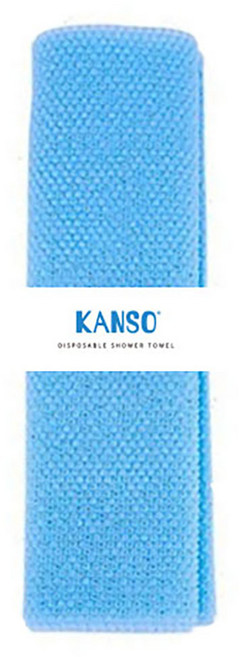 간소 더 도톰한 일회용 샤워타올, 블루, 1개입, 100개