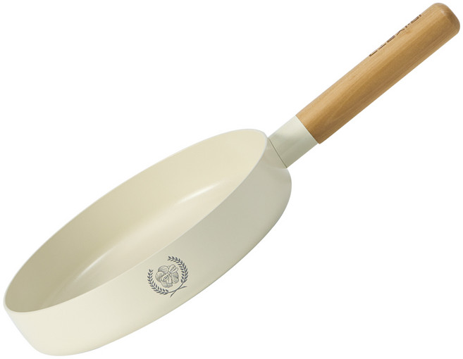 닥터하우스 인덕션 돌잔치 세라믹 프라이팬 크림 실타래, 1개, 24cm