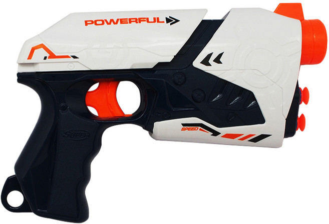 RF 다트총 스펀지탄압 유아동장난감총, 혼합색상, 1개