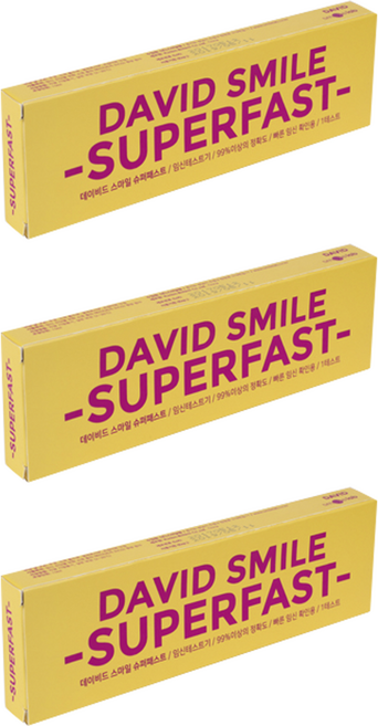 스마일랩 데이비드 슈퍼패스트 임신테스트기, 1개입, 3개