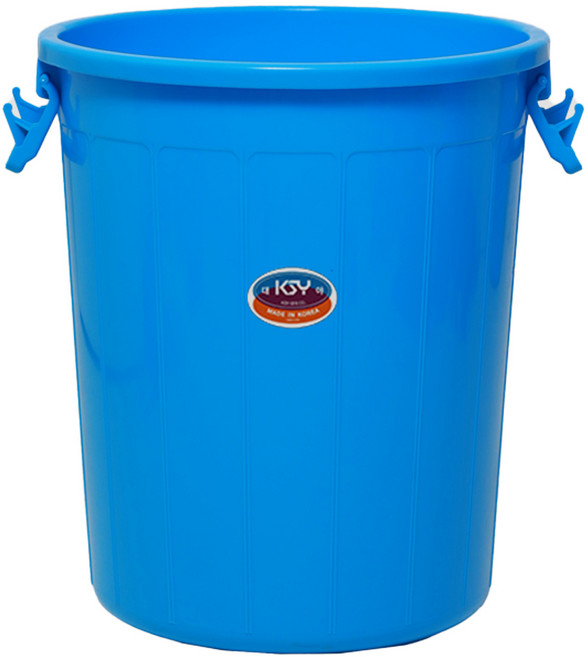 KSY 다용도 플라스틱 원형 만능용기 45L B-211, 파랑