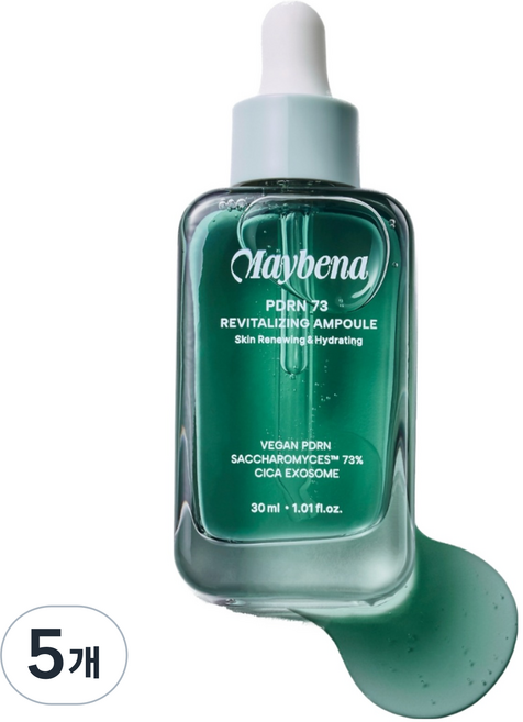 메이베나 주름 탄력 미백 PDRN 73 앰플, 30ml, 5개