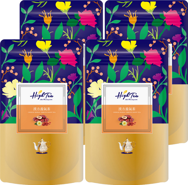 High Tea 伂橙 漢方養氣茶, 5g, 12包, 4袋