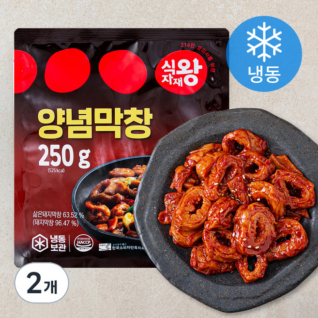식자재왕 양념막창 (냉동), 250g, 2개