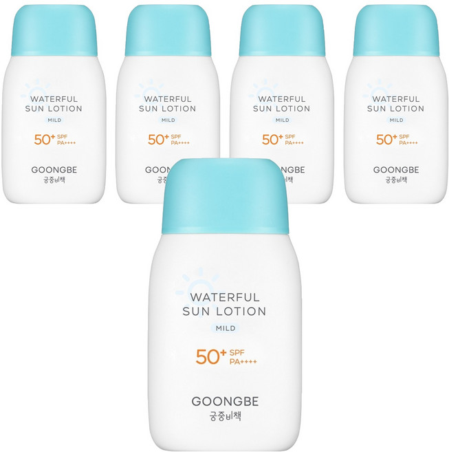 궁중비책 워터풀 유아 선로션 마일드 SPF50+ PA++++, 80g, 5개