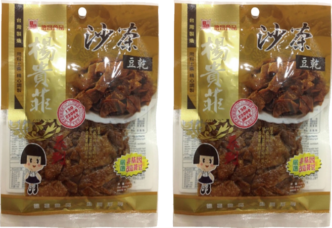 德昌 非基改豆乾 沙茶, 100g, 2包