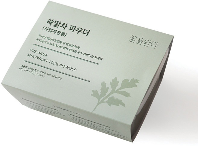 꽃을담다 쑥말차 파우더, 180g, 1개입, 1개
