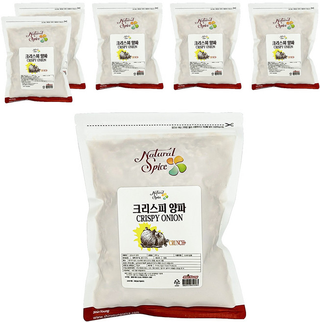 내츄럴스파이스 크리스피 양파, 6개, 400g