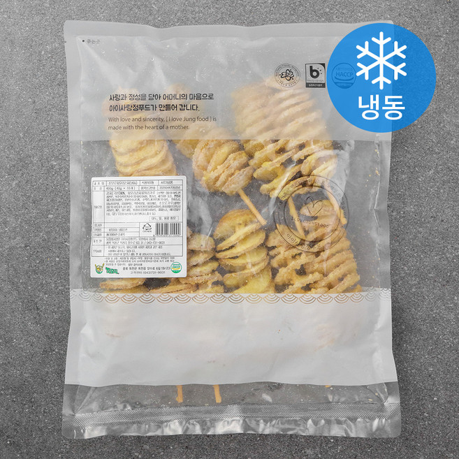 아이사랑 소보로 회오리감자 (냉동), 500g, 1개