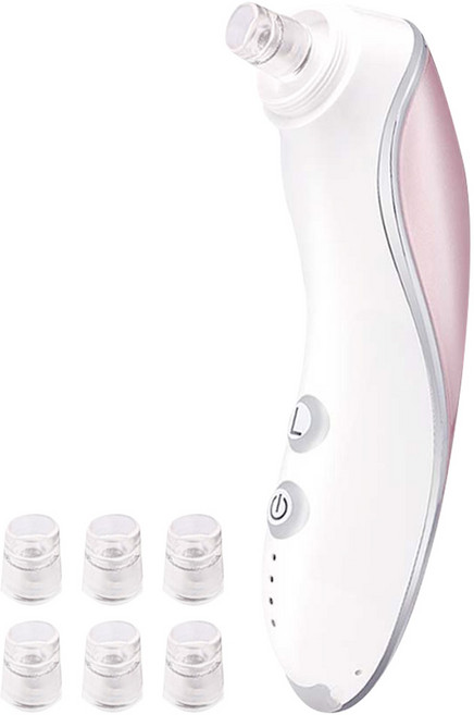 Runve 嫩芙 台灣正版授權 KITTY凱蒂貓 3段吸力 電動吸除黑頭毛孔粉刺潔淨儀 附6個吸頭, AR78300645H, 迷戀粉