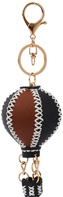 아트조이 직접 만드는 DIY 열기구 키링 메탈고리, 블랙브라운, 1개