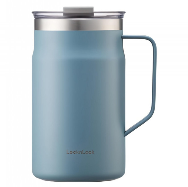 LocknLock 樂扣樂扣 都會馬克杯 LHC4282BLU 600ml, 藍色, 1個