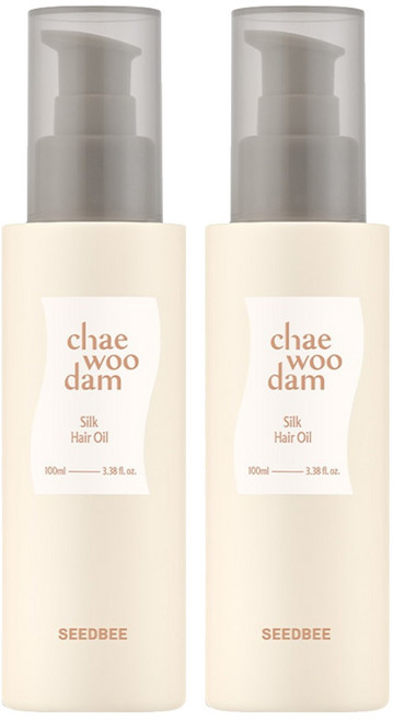 SEEDBEE chae woo dam滑順髮油, 100ml, 2個