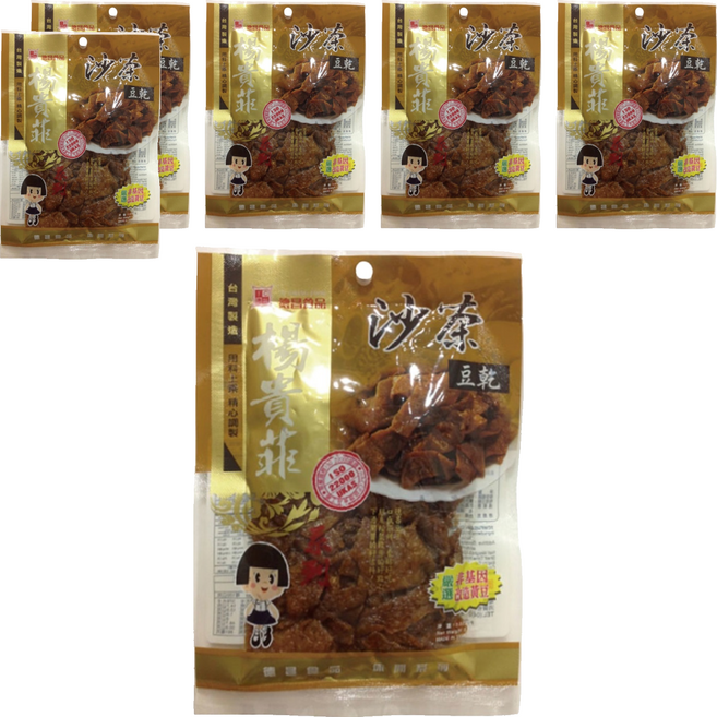 德昌 非基改豆乾 沙茶, 100g, 6包