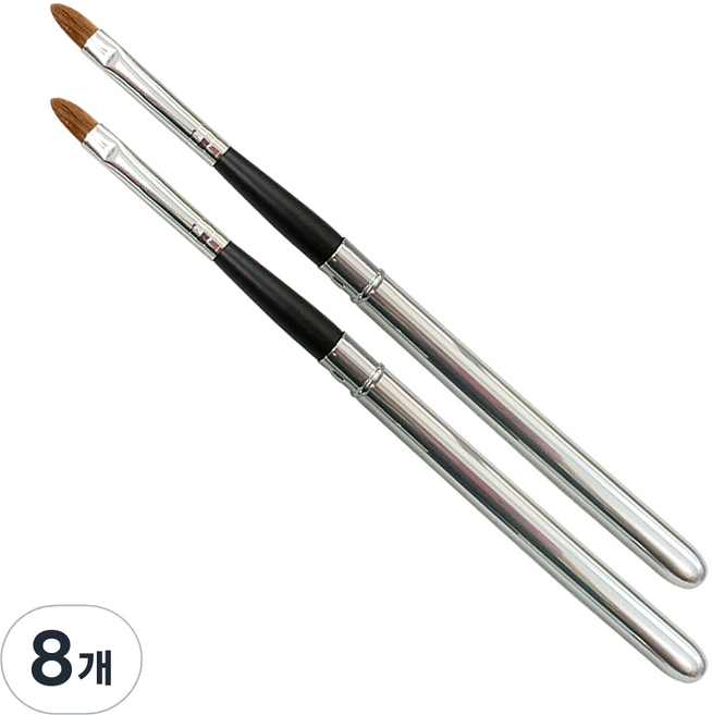 레쥬베라 휴대용 립 브러쉬, 혼합 색상, 8개