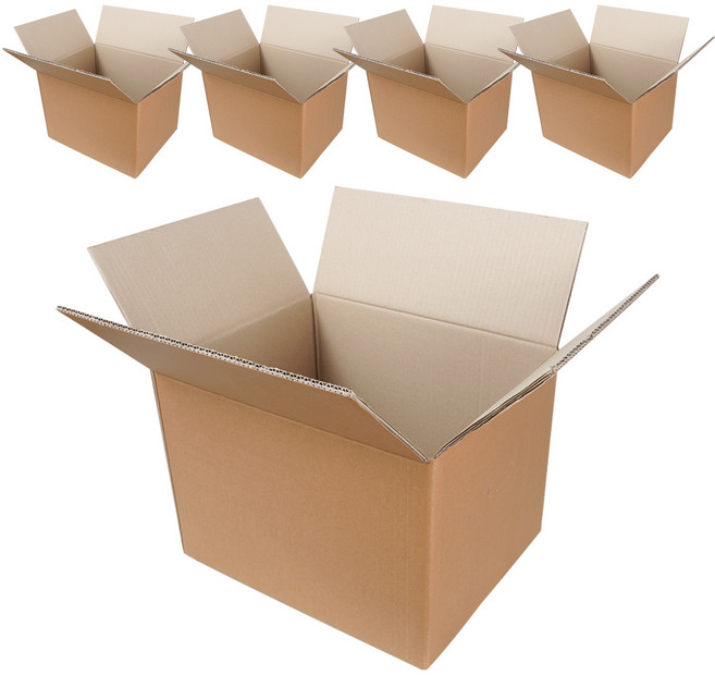 코멧 우체국 규격 종이 택배박스, 브라운, 5개