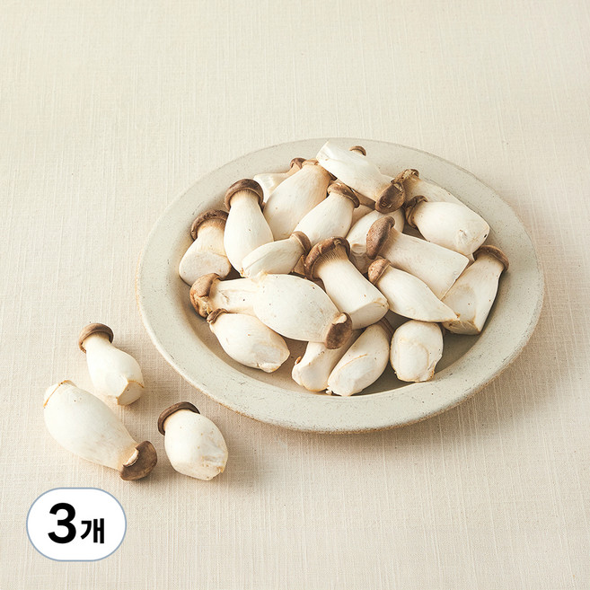친환경 미니 새송이버섯, 600g, 3개